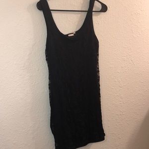 Plain Black Lace Dress/cocktail dress/night out